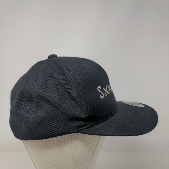 Sxxxxx1 Suforia Snapback Hat Black One Size Embroidered Adjustable Yupoong - Picture 4 of 8